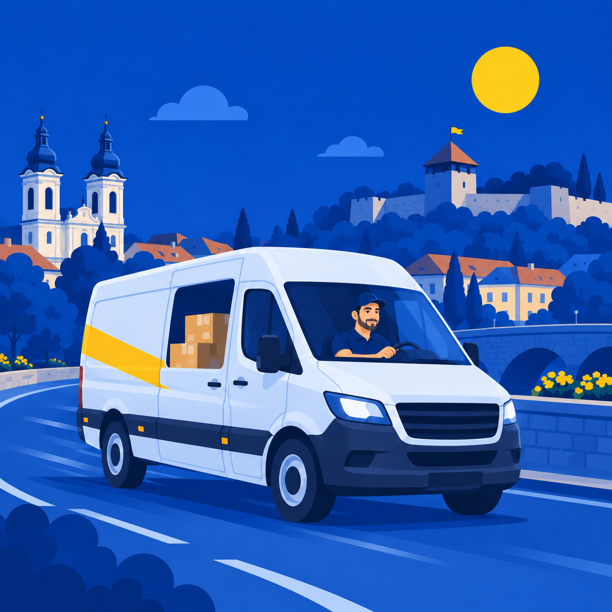 Fuvarozási munka illusztrációja – 3. kép